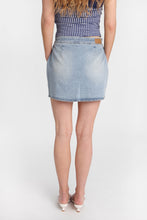 High Rise Denim Skort thumbnail 7