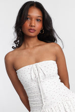 Knit Strapless Tiered Mini Dress thumbnail 2