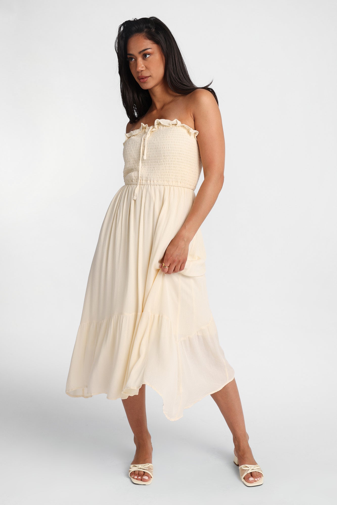 Asymmetrical Midi Dress – Bluenotes