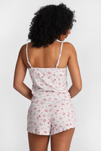 Ensemble débardeur et short pyjama en tricot pointelle imprimé thumbnail 3
