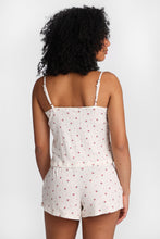 Ensemble débardeur et short pyjama en tricot pointelle imprimé thumbnail 8
