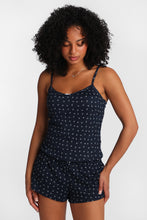 Ensemble débardeur et short pyjama en tricot pointelle imprimé thumbnail 12