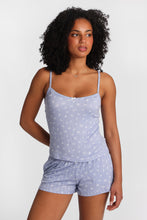 Ensemble débardeur et short pyjama en tricot pointelle imprimé thumbnail 17