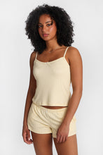 Ensemble débardeur et short pyjama en tricot pointelle imprimé thumbnail 1