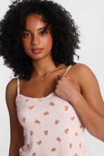 Ensemble débardeur et short pyjama en tricot pointelle imprimé thumbnail 29