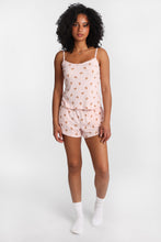 Ensemble débardeur et short pyjama en tricot pointelle imprimé thumbnail 31