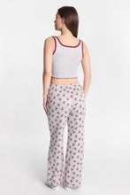Graphic Pointelle Knit Pajama Tank Top & Pants 2-Piece Set thumbnail 2