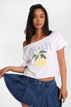 Amalfi Italia Lemons Off-Shoulder Short Sleeve Tee thumbnail 1