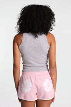 Bunny Embroidered Ribbed Knit High Neck Tank Top thumbnail 3