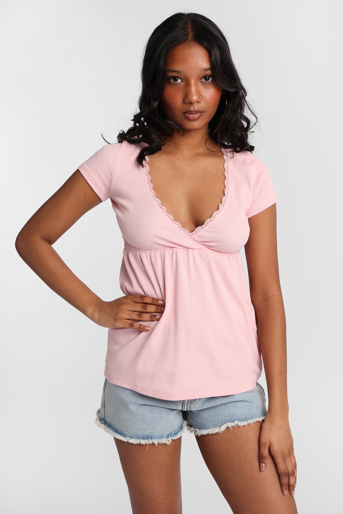 Babylclub Babydoll top 新品未使用 Short Sleeve Babydoll Top – Bluenotes
