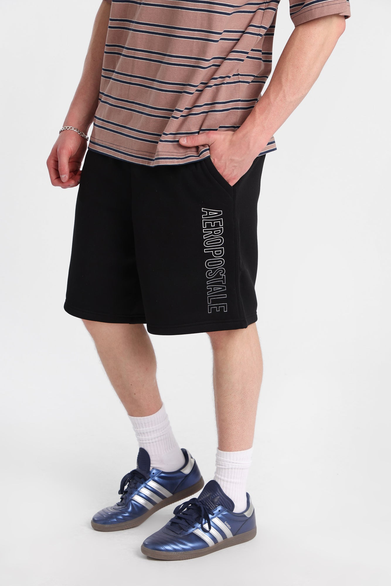Aéropostale Leg Print Fleece Shorts