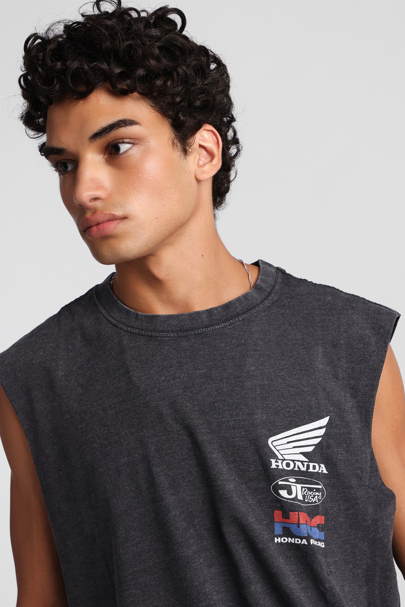 Honda Racing Graphic Oversized Tank Top