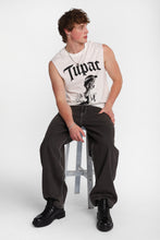 Tupac Puff Print Graphic Oversized Tank Top thumbnail 4