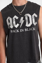 AC/DC Back In Black Graphic Oversized Tank Top thumbnail 2