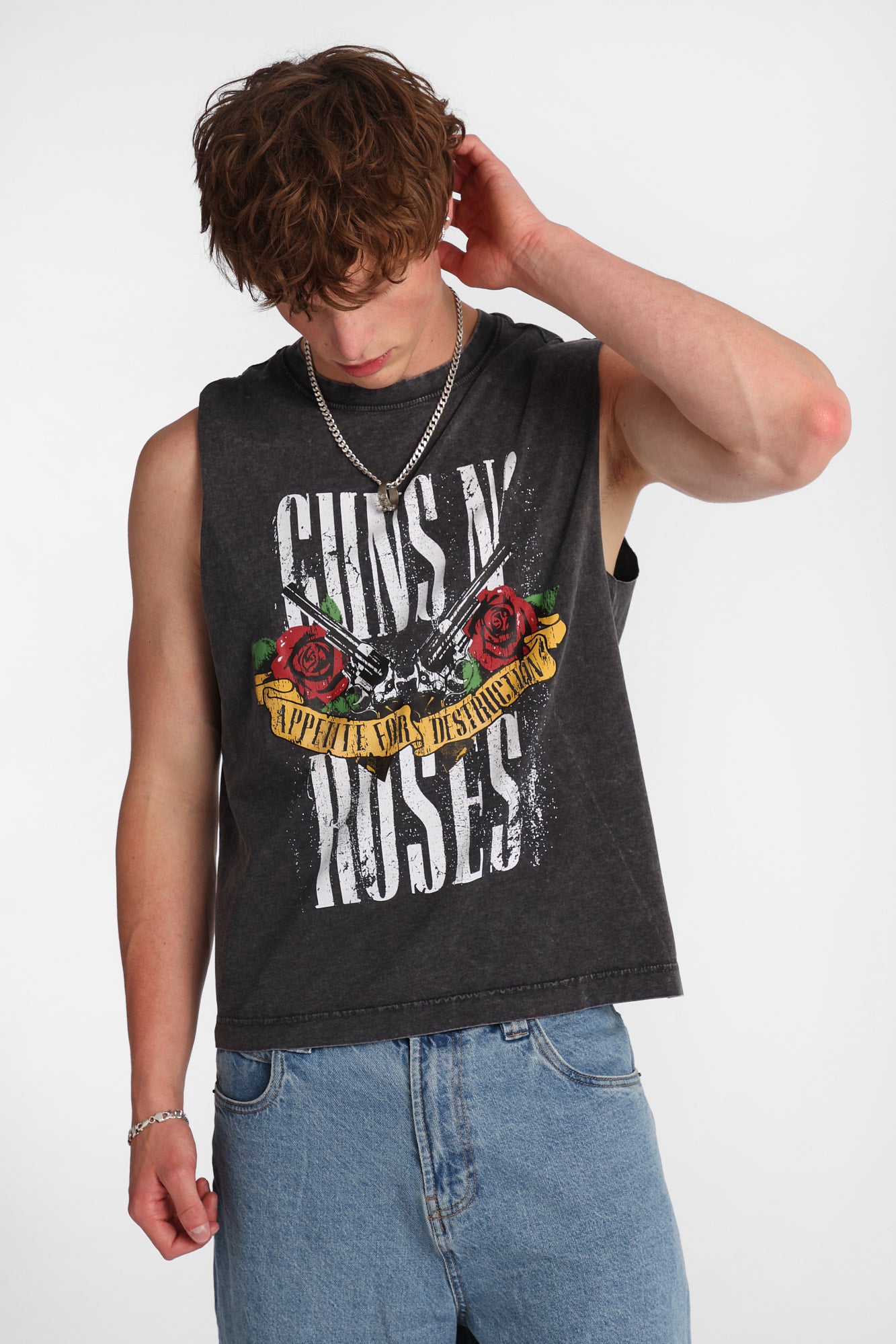 Guns N' Roses Appetite For Destruction Graphic Oversized Tank Top