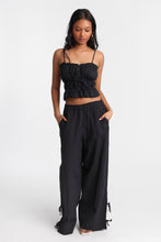 AERO Cotton Tie-Front Peplum Top thumbnail 5