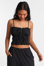 AERO Cotton Tie-Front Peplum Top thumbnail 2