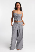 AERO Cotton Tie-Front Peplum Top thumbnail 8
