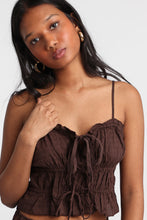 AERO Cotton Tie-Front Peplum Top thumbnail 10