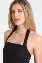 AERO Halter Neck Drop Waist Mini Dress thumbnail 3