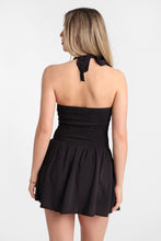 AERO Halter Neck Drop Waist Mini Dress thumbnail 4