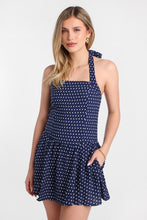 AERO Halter Neck Drop Waist Mini Dress thumbnail 1