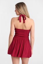 AERO Halter Neck Drop Waist Mini Dress thumbnail 13