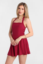 AERO Halter Neck Drop Waist Mini Dress thumbnail 11