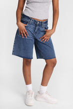Short en jean ample taille basse AERO thumbnail 1