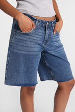 Short en jean ample taille basse AERO thumbnail 3