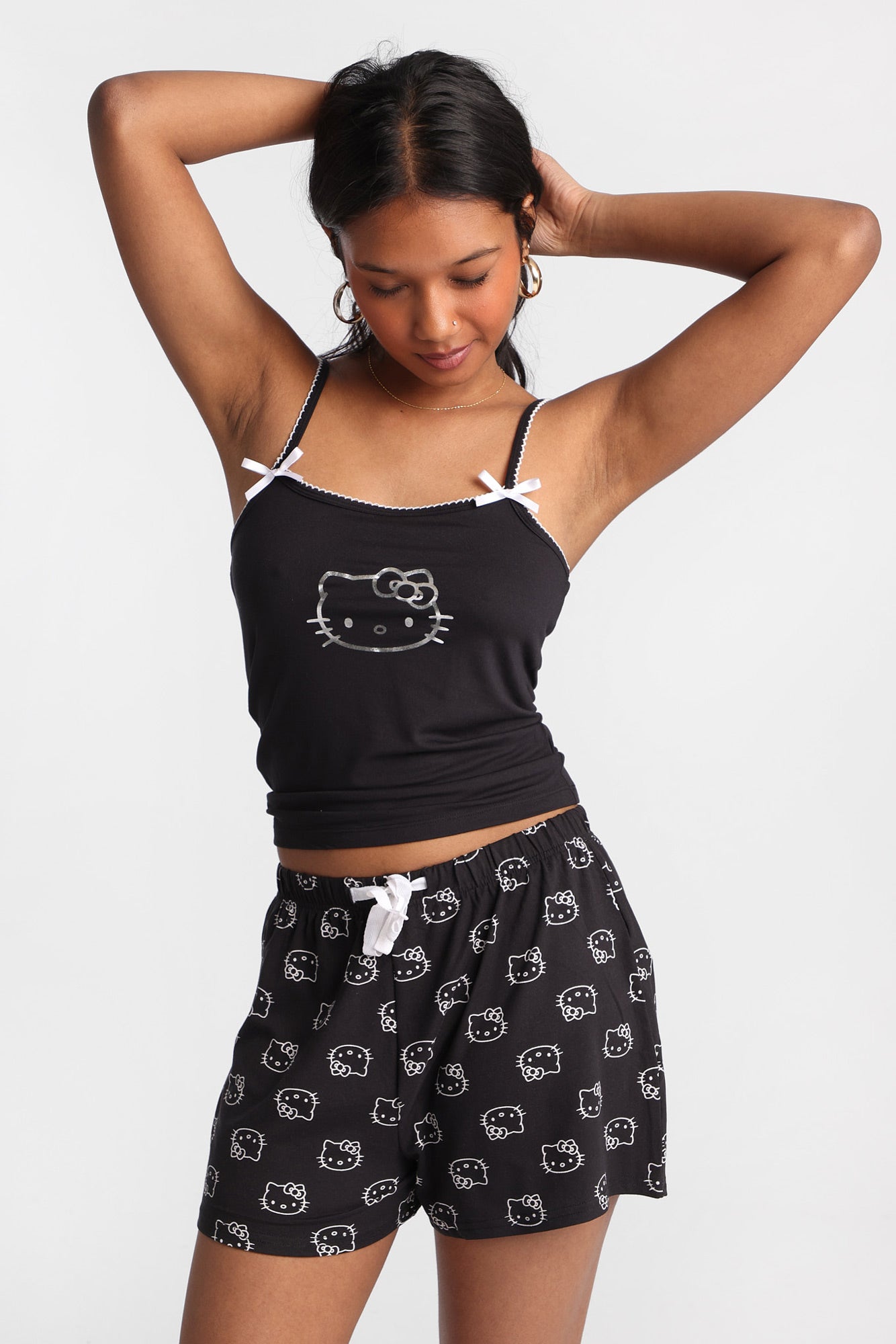 Ensemble camisole et shorts pyjama super doux imprimés Hello Kity