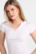 T-shirt Butterysoft à col Henley en tricot côtelé thumbnail 11