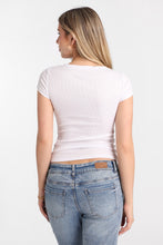 T-shirt Butterysoft à col Henley en tricot côtelé thumbnail 12