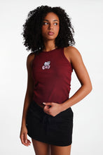 Hello Kitty Bow Embroidered Patch Graphic Ribbed Tank Top thumbnail 1