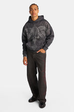 Arsenic Winged Cross Graphic Washed Boxy Hoodie thumbnail 4