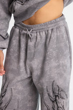 Arsenic Graphic Tie Dye Washed Super Baggy Sweatpants thumbnail 2