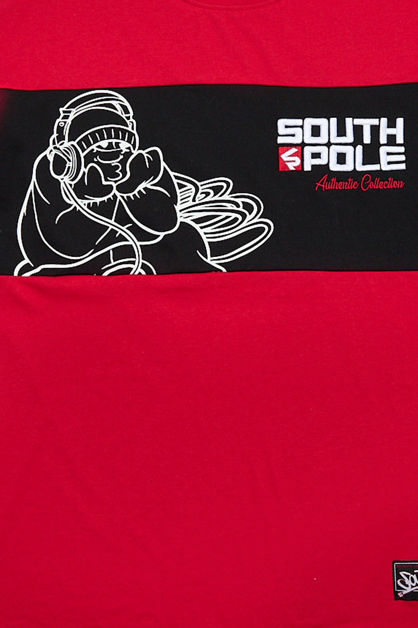 T-shirt classique bloc de couleur graphique brodé South Pole Legacy