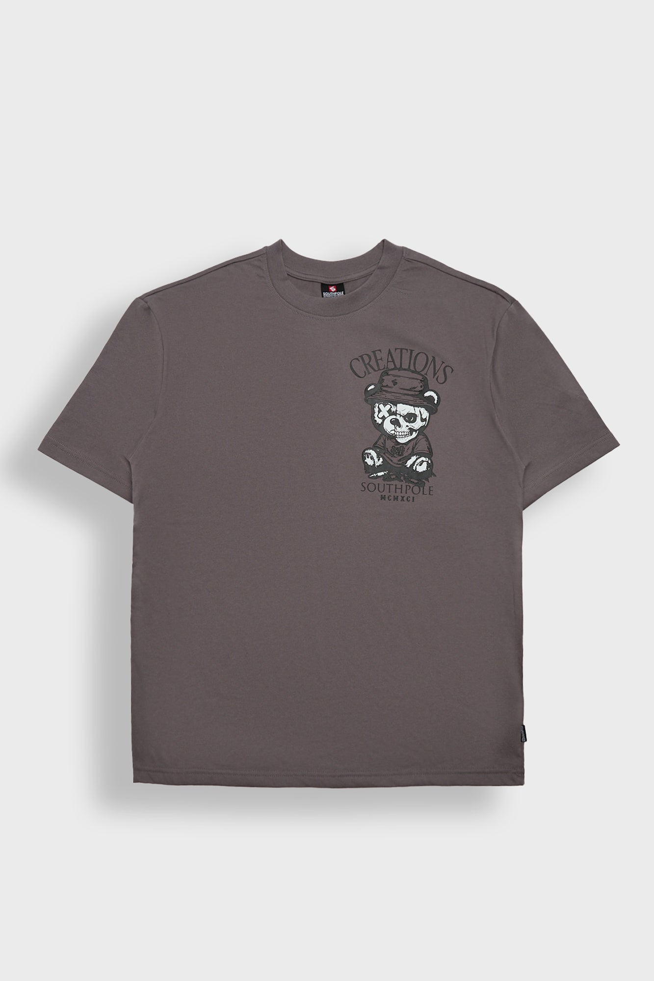 T-shirt classique graphique South Pole Skull Bear Creations