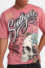 South Pole Faith Over Fear Skull & Flowers Graphic Tee thumbnail 10