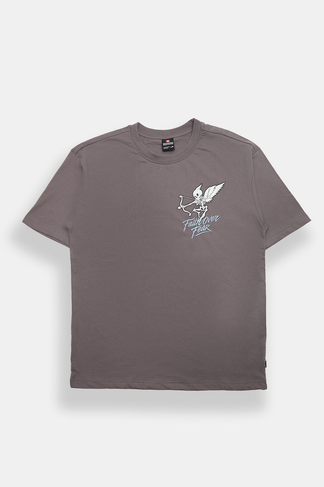 T-shirt classique graphique brodé South Pole Faith Over Fear