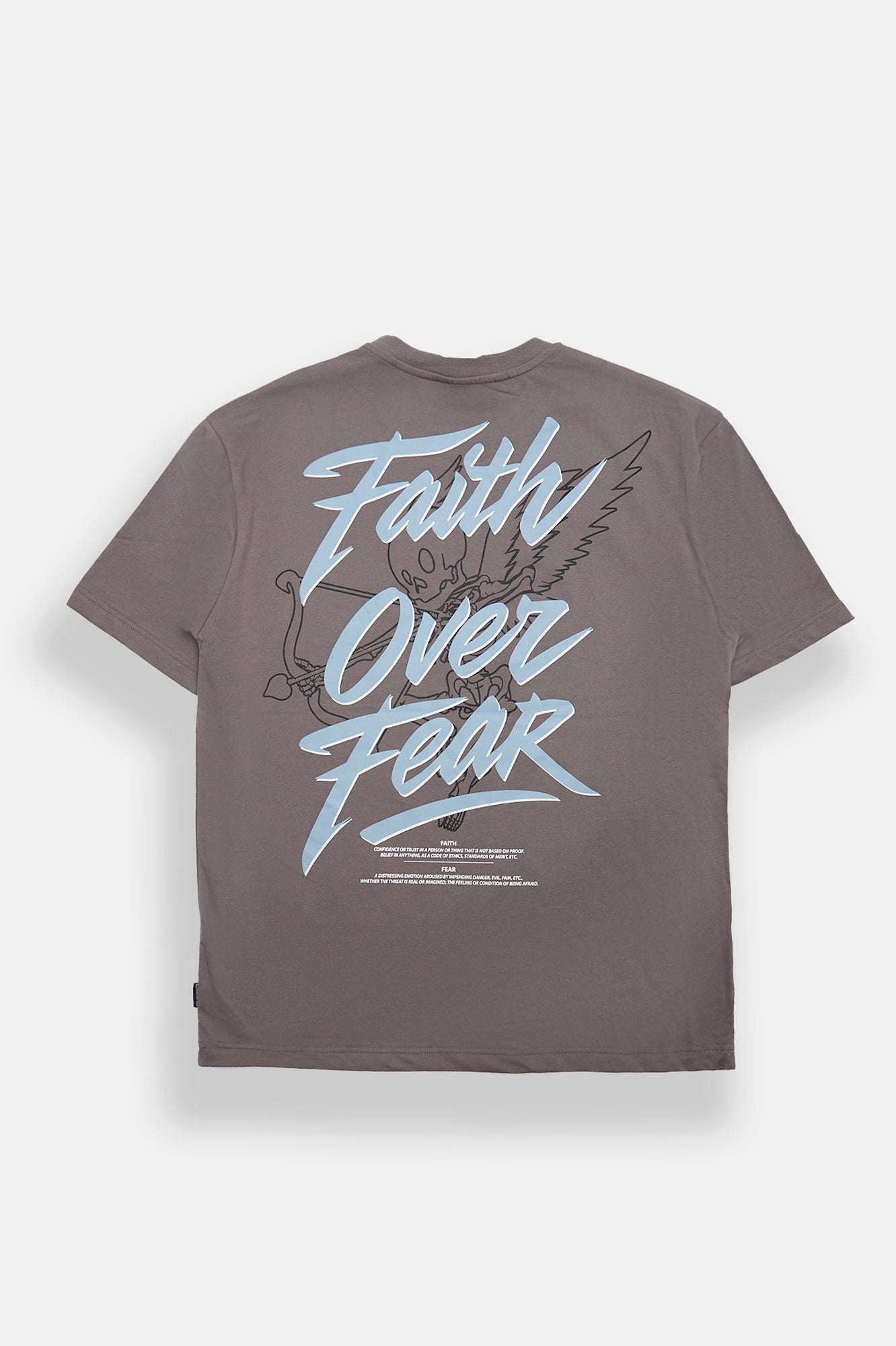 Southpole Faith Over Fear Embroidered Graphic Tee
