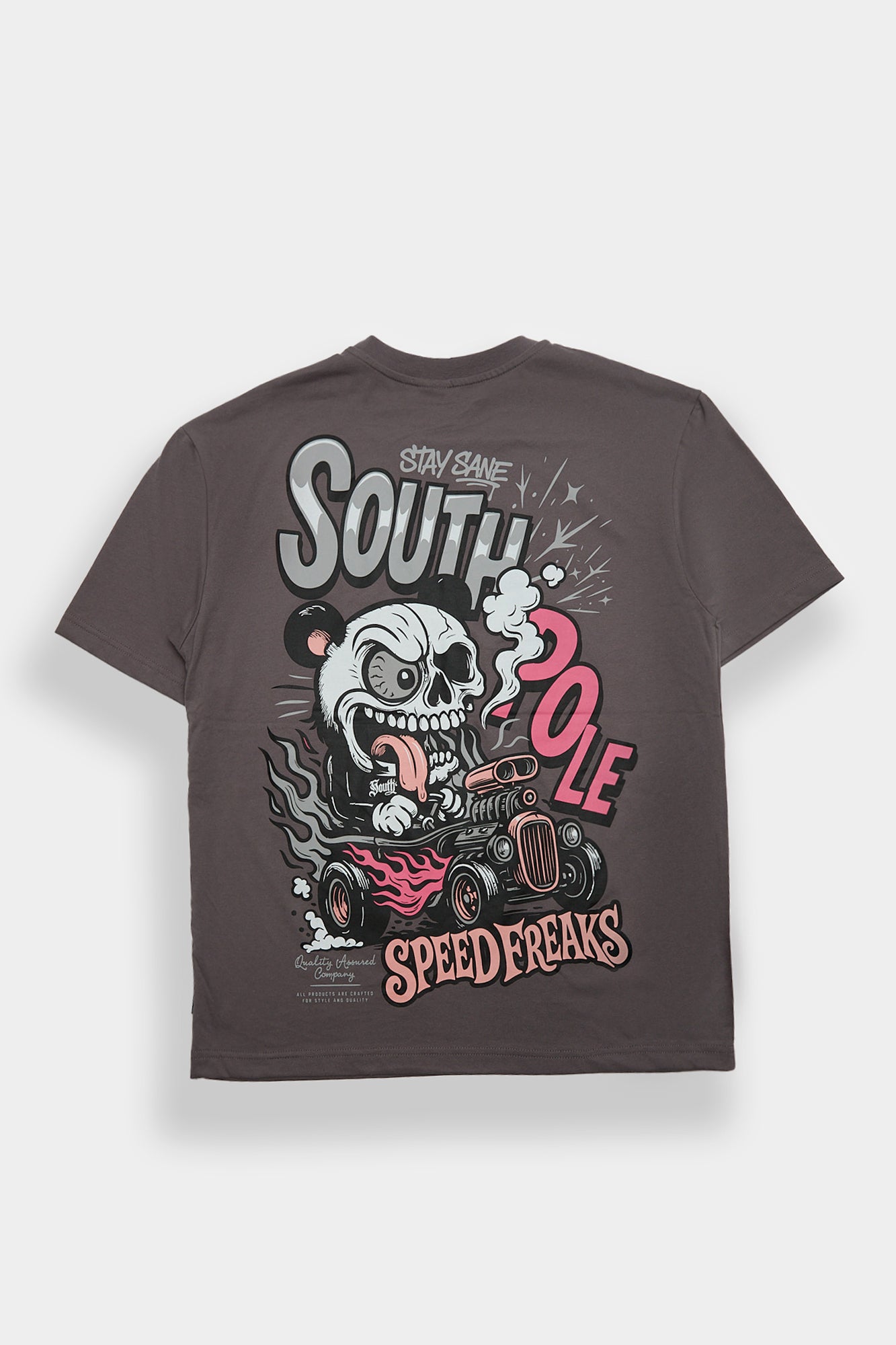 Southpole Speed Freaks Stay Sane Graphic Tee