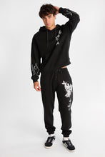 South Pole Rhinestone Flames Graphic Hoodie thumbnail 4