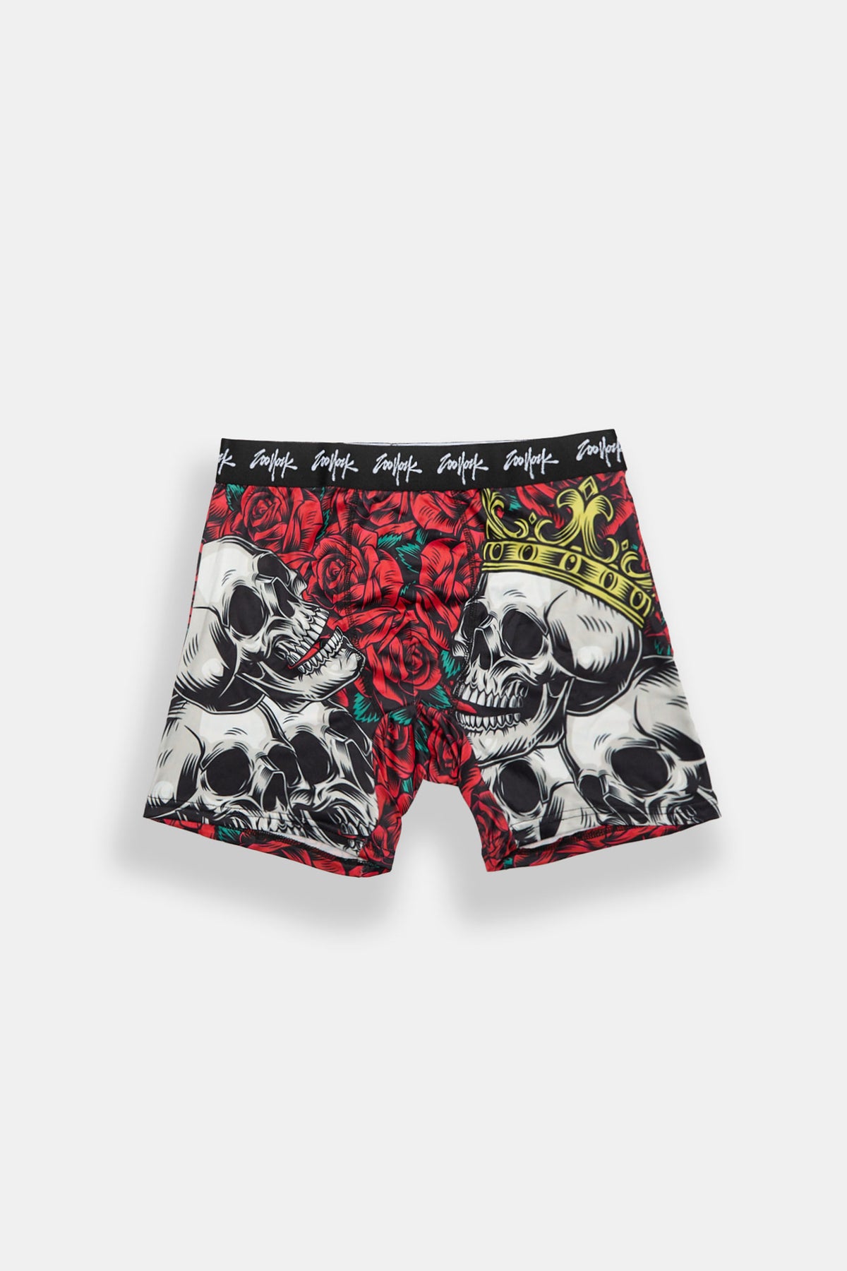Zoo York Crowned Skull & Roses Printed Boxer Briefs