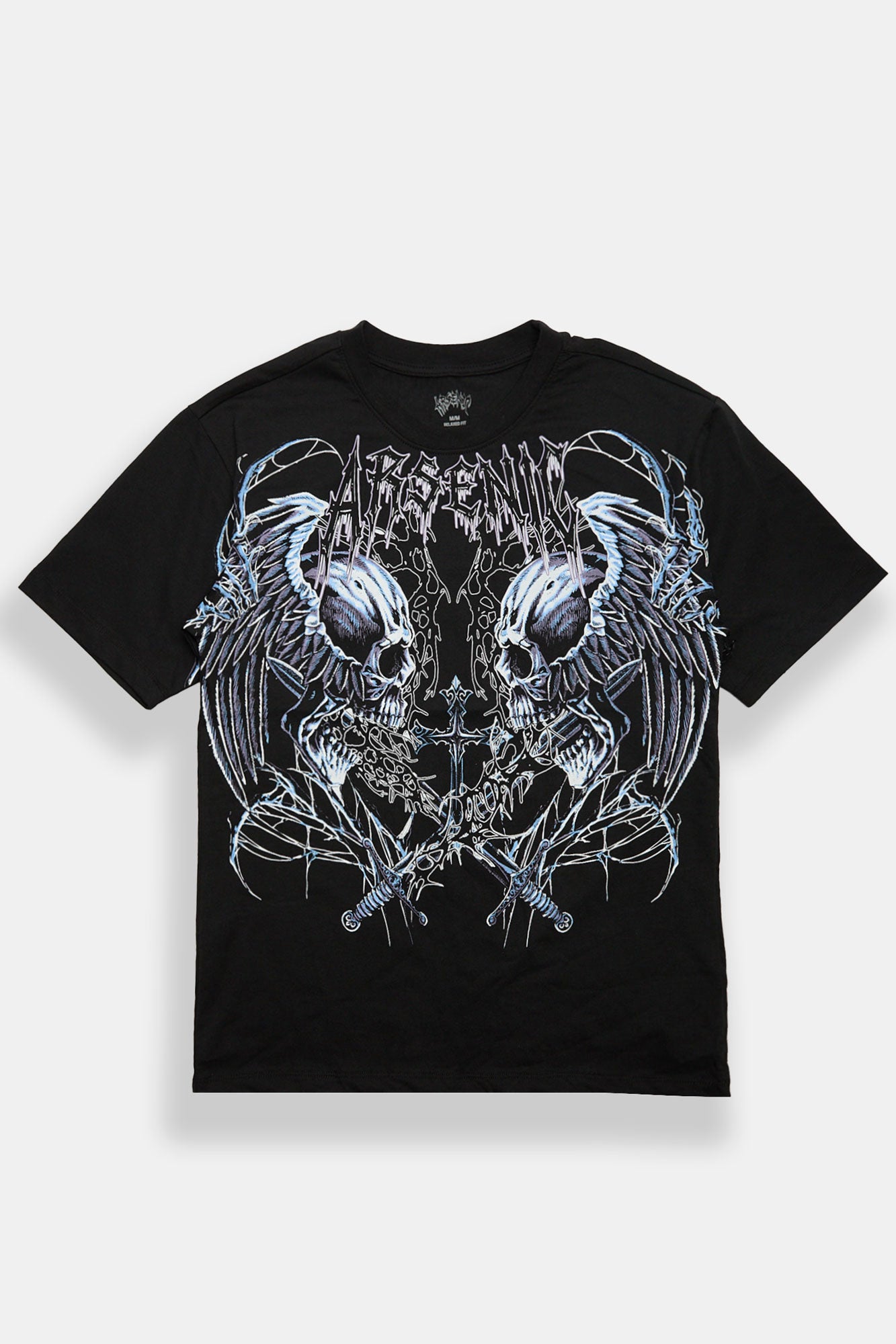 Arsenic Winged Skulls Graphic Tee