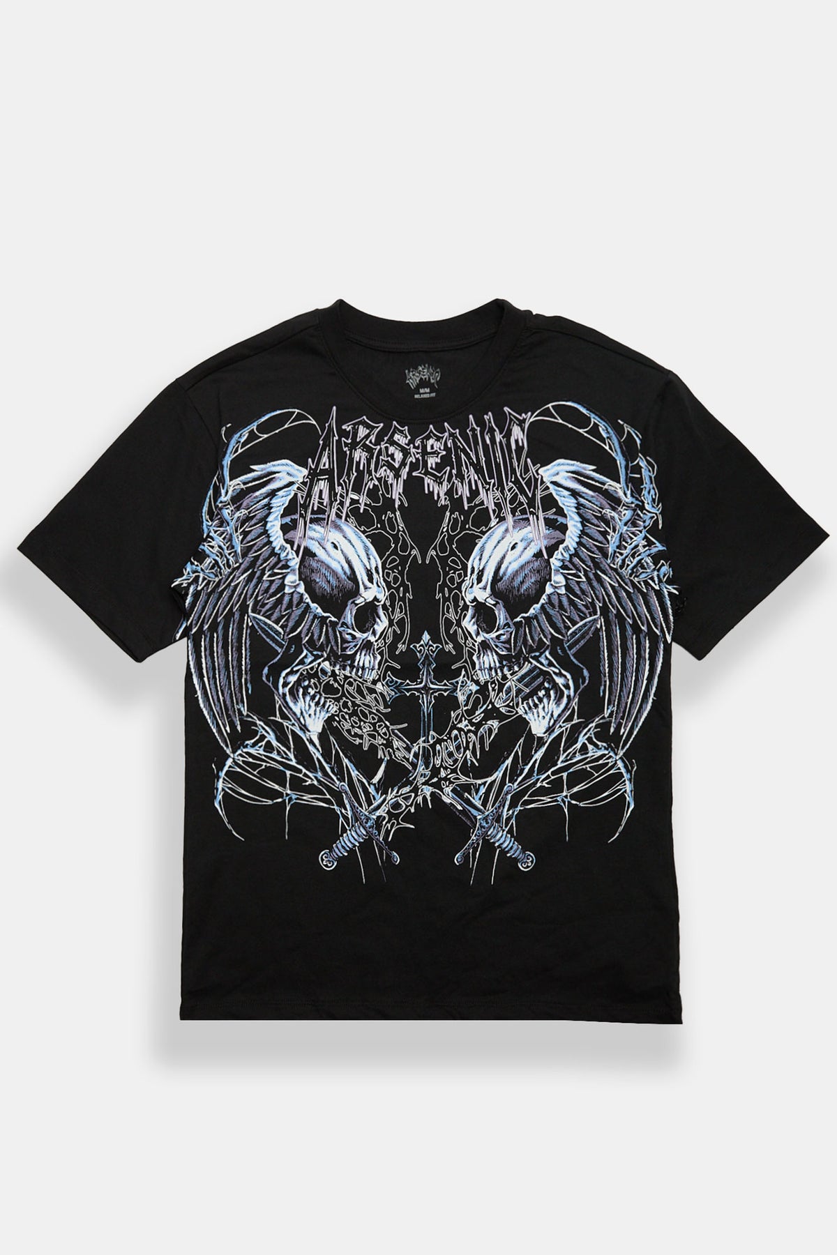 Arsenic Winged Skulls Graphic Tee