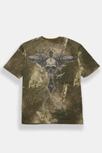 Arsenic Winged Skull Cross Graphic Tee thumbnail 2