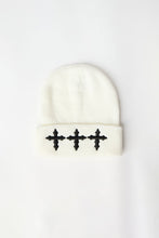 Cross Trio Embroidered Cuffed Beanie thumbnail 2