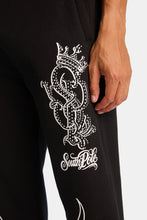South Pole Flames Rhinestones Applique Graphic Sweatpants thumbnail 3