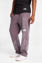 South Pole Flames Rhinestones Applique Graphic Sweatpants thumbnail 1